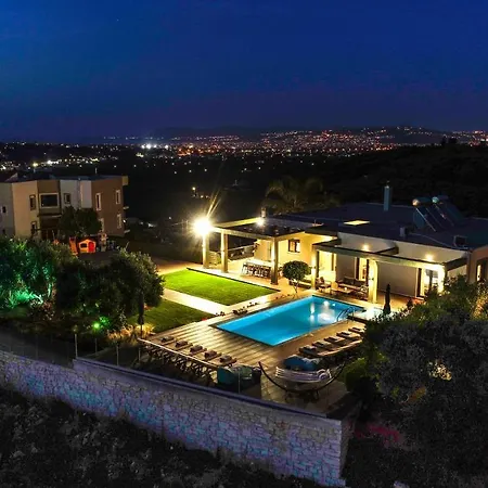 Mythic Olive One Floor Villa-amazing View-heated Poll * Ligidhes