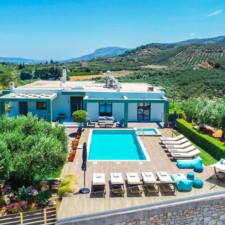 Mythic Olive One Floor Villa-amazing View-heated Poll Ligidhes