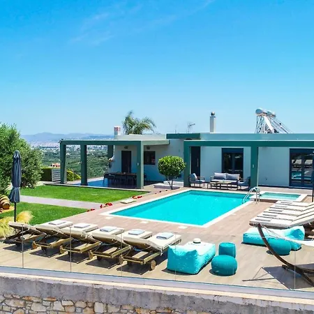 Mythic Olive One Floor Villa-amazing View-heated Poll * Ligidhes