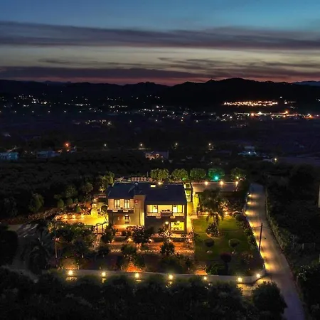 Villa Mythic Olive One Floor Villa-amazing View-heated Poll Ligidhes